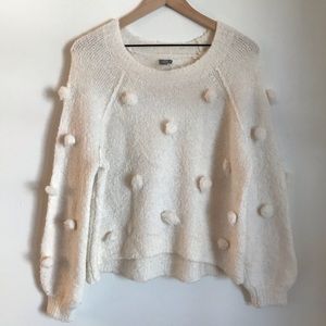 AERIE Pom Sweater Size Small!